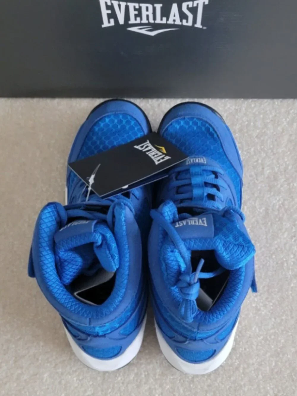 Everlast Elite Boxing Shoes - Size 6, Blue